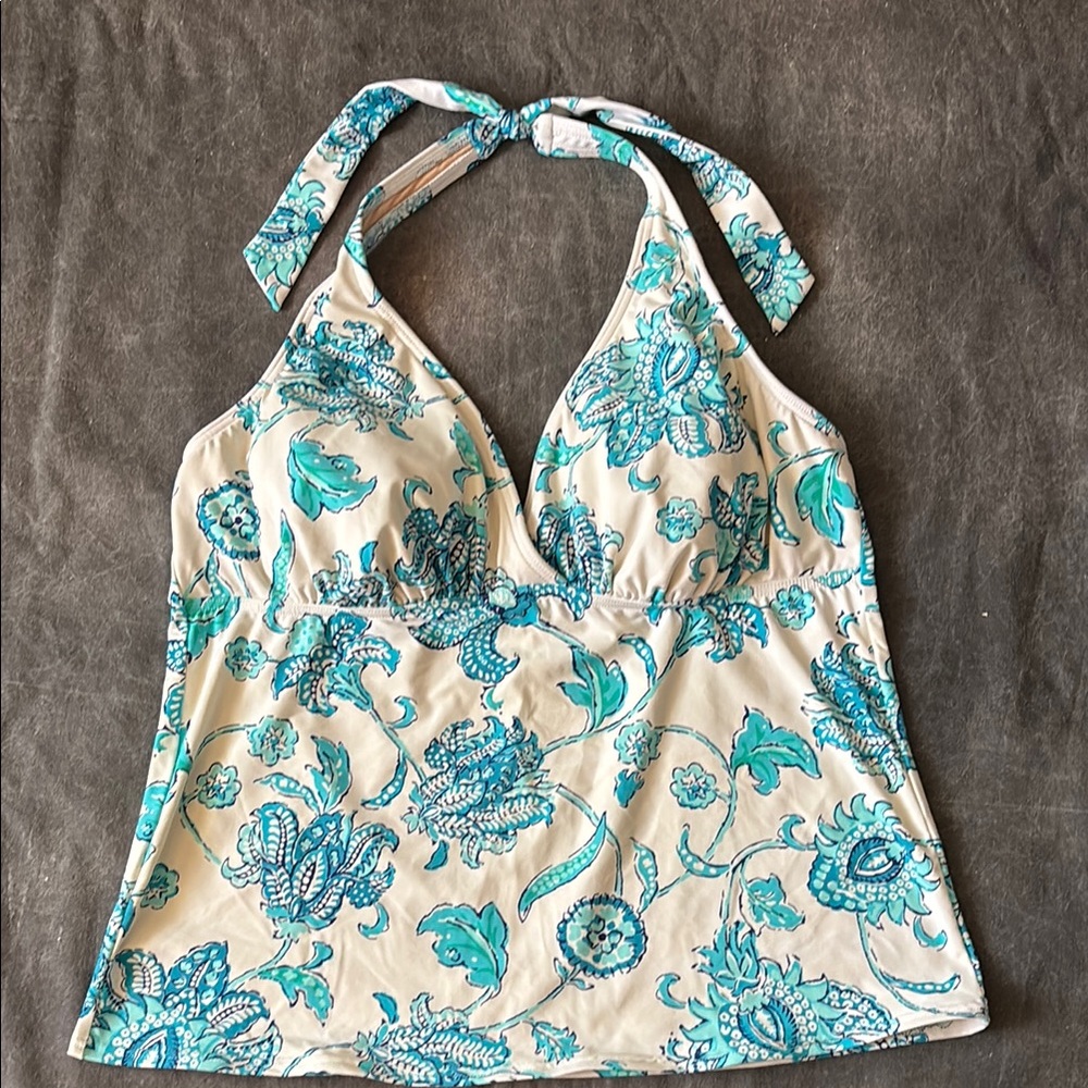 Land’s End halter swimsuit top size 12